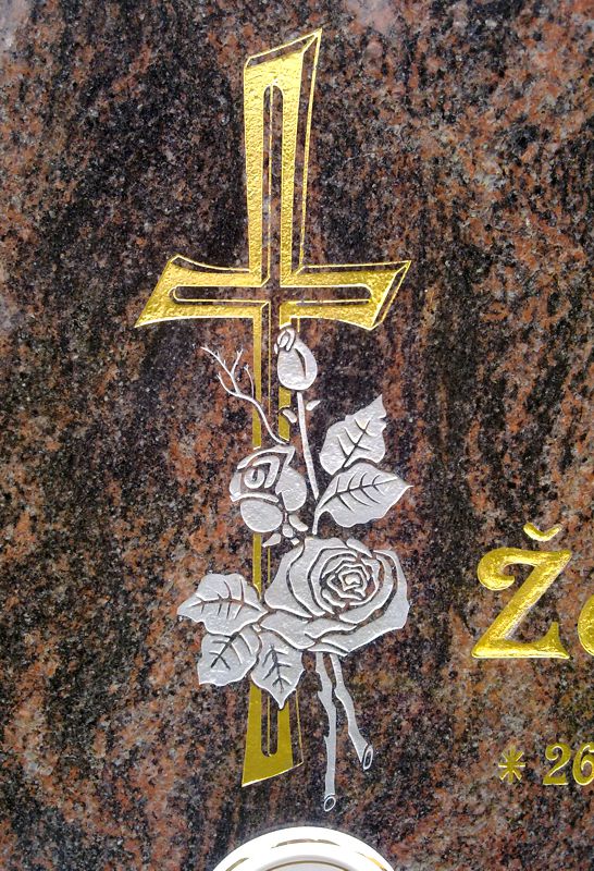 Ozdoby na pomníky a náhrobky Plzeň